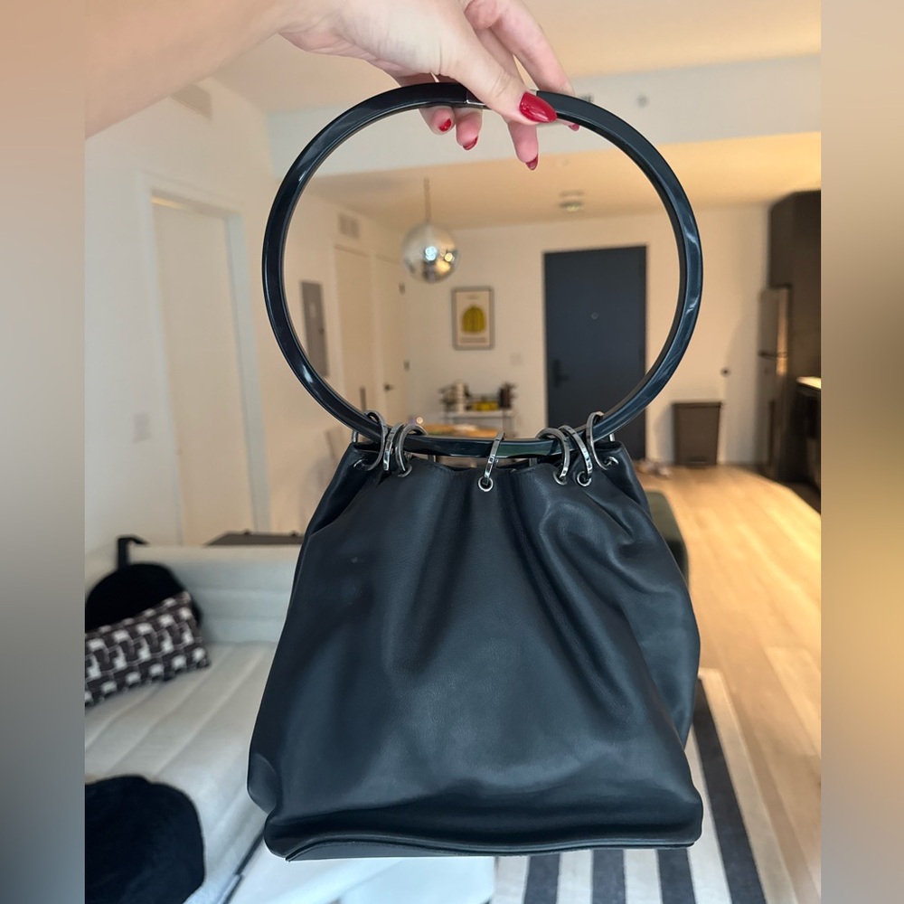 Gucci black leather designed by Tom Ford